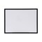 Universal 24 in. x 18 in. Design Series Deluxe Dry Erase Board - White Surface, Black Anodized Aluminum Frame